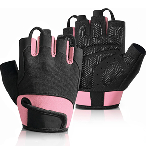 Guantes de Levantamiento de Pesas Unisex con Palma Acolchada, Soporte para el Agarre, Guantes Transpirables para Entrenamiento de Gimnasio, Protección para las Manos para Entrenamiento de Fuerza y Fitness - Product Image 3