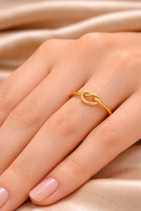 925 Sterling Silver Knot <b>Dainty</b> Minimalist Handmade Stacking Stackable <b>Ring</b> For Women Her - Product Image 6