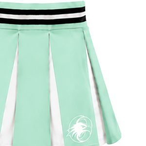 Jupe plissée vert menthe personnalisée pour femmes, taille haute, uniforme d'équipe sportive, performance de danse, entraînement, compétition - Product Image 4
