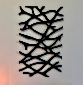 Adornos de Pared con Forma de Luna Creciente en Acabado Plateado, Arte de Pared Artesanal, Decoración Elegante para el Hogar, Sala de Estar, Sofá - Product Image 4