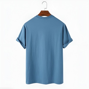 เสื้อยืดผู้ชายไมโครไฟเบอร์ 100% ผ้าฝ้าย ขายส่ง รับทำโลโก้ OEM คอกลม ทรงหลวมพิมพ์ลาย - Product Image 2