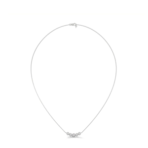 Elegante Collar de Plata con Colgante de Diamante Creado en Laboratorio Certificado, Diseño de Collar Fino - Product Image 3