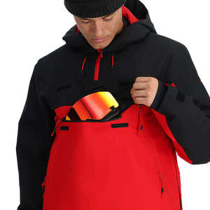 Waterproof Men's <b>Ski</b> <b>Jacket</b> Hooded Pullover Anorak Snowboard Wear Winter Windproof Thermal Mountain Coat for Outdoor Sportswear - Product Image 4