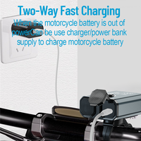 Chargeur de téléphone pour moto 100W PD PPS IP67 étanche, double USB A+C, charge rapide, prise en charge de la charge inverse, ordinateur portable, OVP, scooter
