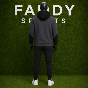 Nouvelle Arrivée 2026 – Sweat à Capuche Polaire Personnalisé Grande Taille, Vente en Gros, Mélange Coton Épais, Fermeture Éclair 1/4, Fabricant de Vêtements de Sport - Product Image 3