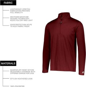 Chemises de sport à manches longues pour hommes, sweat-shirt à demi-zip, hauts de fitness pour le jogging, respirants, compressifs, pour la course à pied - Product Image 4