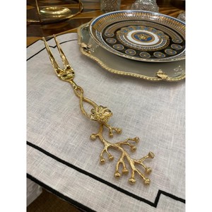 Elegant Metal Flatware Set with Floral Handle Design High <b>Mirror</b> Polish Dishwasher Safe for Wedding Use - Product Image 5