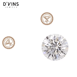 Diamantes Cultivados en Laboratorio D'vins Jewels de Alta Calidad, 0.3ct, Corte Redondo E VVS2, Excelente Corte, Color Fancy Light Surat, para Joyería - Product Image 1