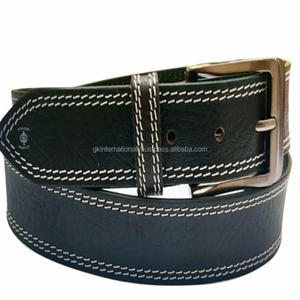 Wholesale Exporter India High Quality Black Brown Natural Harness leather men's casual belt for <b>jeans</b> or trouser - Product Image 6