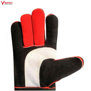 Safe Electric Welding <b>Gloves</b> 8 oz Anti-Slip Latex-Free <b>Long</b> Heat Heavy Duty Protective Cotton Heat Fire Resistance <b>Gloves</b> - Product Image 4