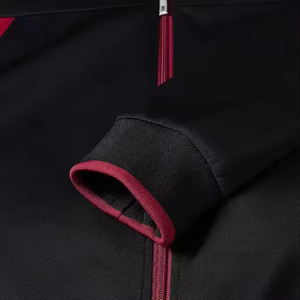 ชุดวอร์มปักลายสำหรับผู้ชาย ผ้าฝ้าย 100% ชุดออกกำลังกายสองชิ้น เสื้อแจ็คเก็ตซิป กางเกงขายาว คุณภาพสูง รับสกรีนโลโก้ - Product Image 4