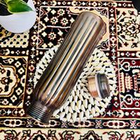 Bouteille d'eau en métal orientale Eid Mubarak avec design de mosquée, couvercle en cuivre, thermos de voyage portable
