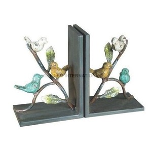 Serre-livres créatif en aluminium avec design réglable, idéal pour l'organisation élégante des livres sur le bureau - Product Image 5