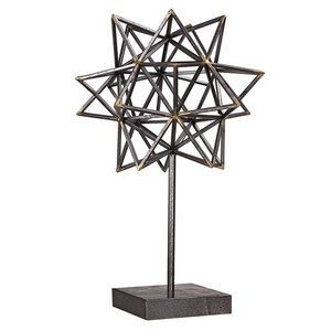 Esculturas Metálicas de Alambre Dorado, Diseño Antiguo, Venta al por Mayor, Decoración para Sala de Estar, Esculturas Metálicas Elegantes al Precio Más Bajo - Product Image 2