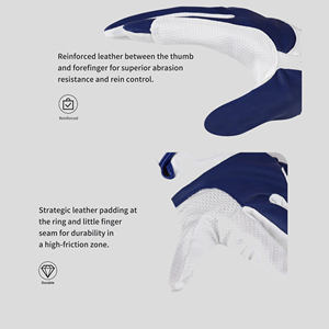 Guantes de Equitación de Alto Rendimiento con Palma con Impresión Digital y Agarre Antideslizante, Guantes Deportivos para Carreras de Caballos en Venta - Product Image 3