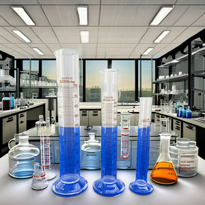 Équipement de laboratoire GLS, cylindre gradué transparent de haute précision en verre borosilicate 3.3 de 15 ml, garantie de 3 ans - Product Image 2