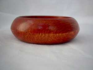 MN Exports Wooden Cuff Bangle <b>Bracelet</b> Classic <b>Red</b> Brown Smooth Finish Unisex Party Christian Jewelry - Product Image 6