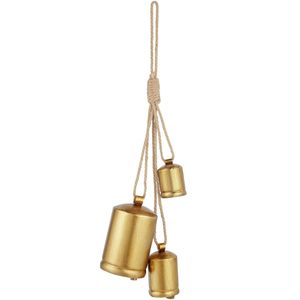 Bell <b>String</b> <b>Gold</b> Metal Bell Set Customizable Size Shape Eco-Friendly Handmade Modern Christmas Tree Custom Logo High Standard - Product Image 3