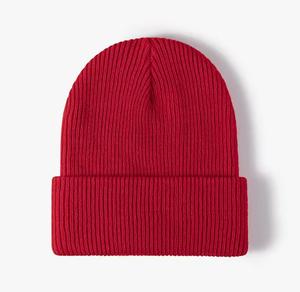 Bonnet unisexe en tricot jacquard 100% acrylique côtelé couleur unie avec revers réglable, style décontracté pour adultes 56-58CM - Product Image 5
