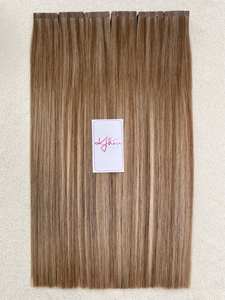 Extensions de cheveux naturels lisses à la cire adhésive, 100% cheveux vierges vietnamiens non traités, Super Double Drawn, haute qualité, prix de gros - Product Image 2