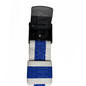 HANDSCHUHE INDUSTRIES Adjustable Blood Flow Restriction Band Blue White Striped Polyester <b>Exercise</b> Strap Durable Arm <b>Leg</b> - Product Image 6