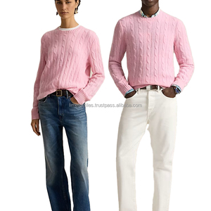 Men's <b>Sweaters</b> Wool/Acrylic Coarse Wool 400g Breathable <b>Cable</b> <b>Knit</b> Jacquard Soft Fall Winter Casual Pullover Patch Designs - Product Image 4