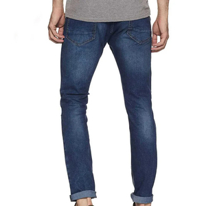 Pantalones de mezclilla para hombre, de nueva llegada, a la moda, transpirables, con lavado desgastado, corte recto, personalizados, estilo streetwear - Product Image 3