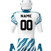 Nouvelle Arrivée Vente Chaude Uniforme de Football Américain Respirant par Sublimation Service OEM Logo Personnalisé Design Imprimé Vente en Gros Adulte