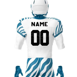 Nuevo Producto en Oferta, Uniforme de Fútbol Americano Transpirable Sublimado, Servicio OEM, Diseño con Logotipo Personalizado, Venta al Por Mayor para Adultos - Product Image 4
