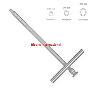 BISONS Taladro de trepanación ósea dental al por mayor, tamaño 7, cortador de trepanación para implantes quirúrgicos, acero inoxidable - Product Image 1