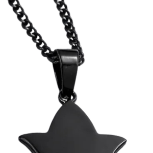   Collier en feuille de lierre noir pour femme, pendentif élégant inspiré des sororités, bijoux de mode, collier à breloques classique, cadeau - Product Image 3