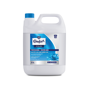 Adoucissant concentré professionnel Comfort, rinçage en une seule fois, senteur Sunrise, 5L x 2 bouteilles - Product Image 1