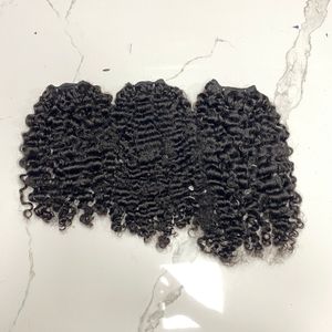 Rizado doble trama 100% extensión de cabello humano vietnamita sin tejido químico cutícula alineada buen precio para mujeres negras - Product Image 2