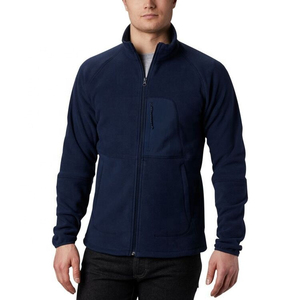 Men's High Street Soft Polar Fleece <b>Jacket</b> Winter Coat Long Warm Full Zip Stand Collar Custom Thin <b>Canvas</b> Material Polar <b>Jacket</b> - Product Image 4