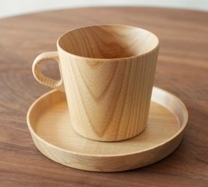Solid Wood Coffee Mug Handmade Natural Wooden <b>Cup</b> Rustic Finish Eco Friendly Drinking Mug <b>for</b> Home Cafe Use - Product Image 3