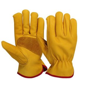 Gants de conduite en cuir avec logo personnalisé, OEM, marque privée, antidérapants, de sécurité, pour le cyclisme en extérieur, respirants, pour hommes et femmes, utilisables en toutes saisons - Product Image 1