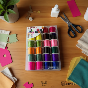 HILOS Cordon élastique coloré de 15 mètres pour l'artisanat et les projets de bricolage - Product Image 2