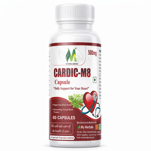 Capsules d'extraits végétaux : Arjun, Brahmi, Ail, Amla – Poudre d'extrait botanique 500mg, 60 capsules – Mélange d'herbes en vrac - Product Image 1