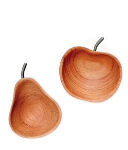 Tazón de servir de madera de teca natural, tazón de madera hecho a mano, duradero, para mesa de comedor, cocina, restaurante. - Product Image 4