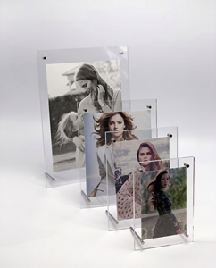 Nuevo Modelo de Marco de Fotos Digital Personalizado A4, Acrílico Transparente Ecológico, Cuadrado, con Logotipo Personalizado, Impresión UV/Serigrafía, Exhibición de Fotos - Product Image 5