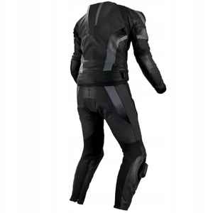 Combinaison de moto en cuir de vachette respirant de haute qualité, vêtements de course automobile en cuir véritable, ensembles personnalisables pour moto - Product Image 2