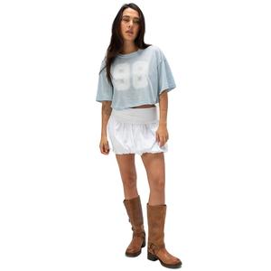 Camiseta de fútbol americano para mujer de tela de poliéster de manga corta con cuello redondo de alta calidad hecha a medida para entrenamiento deportivo - Product Image 2