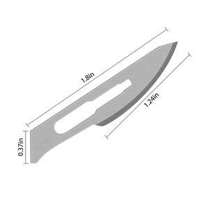 Lame de scalpel chirurgical stérilisée en acier inoxydable économique pour la chirurgie professionnelle, clinique et générale - Product Image 4