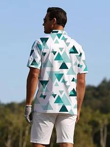 Camiseta Polo para Hombre con Impresión por Sublimación, Camiseta Polo para Hombre con Logotipo por Transferencia de Calor, Camiseta Polo para Hombre con Tela de Alta Densidad - Product Image 3