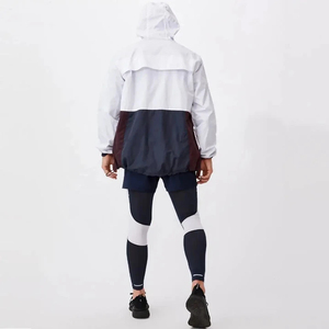 Men's Windbreaker <b>Jacket</b> Casual Winter Wear Zipper Front Solid Color <b>Slim</b> <b>Fit</b> Regular Length Quick Dry Cotton Shell - Product Image 6