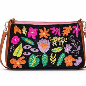 Tela Natural Ecológica de Lujo, Estilo Boho con Cuentas Hechas a Mano, de Moda y Profesional, por glowin fashion - Product Image 1