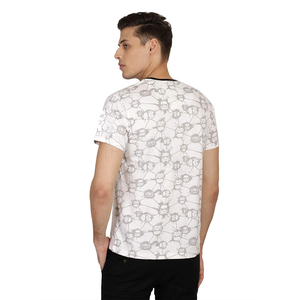 2024 camisetas de golf de algodón para hombres OEM venta al por mayor de secado rápido tela ligera logotipo personalizado de talla grande manga corta estampado patrón suave - Product Image 2