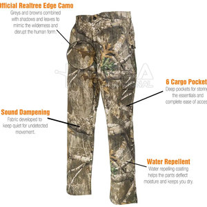 Pantalones de Caza Resistentes al Agua, Transpirables, de Secado Rápido, con Múltiples Bolsillos, para Senderismo y Camping - Product Image 3