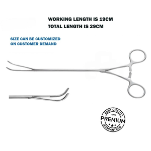 Disector y Pinzas Gonzalez-Rivas |   Eje de 5 mm |   Pinzas DeBakey 1x2 estilo Mixter de Mahfooz Instruments - Product Image 2