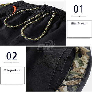 Pantalones cortos de mezclilla holgados estilo streetwear hiphop para hombre, pantalones cortos de algodón de 5 pulgadas, pantalones cortos cargo de mezclilla para hombre - Product Image 6